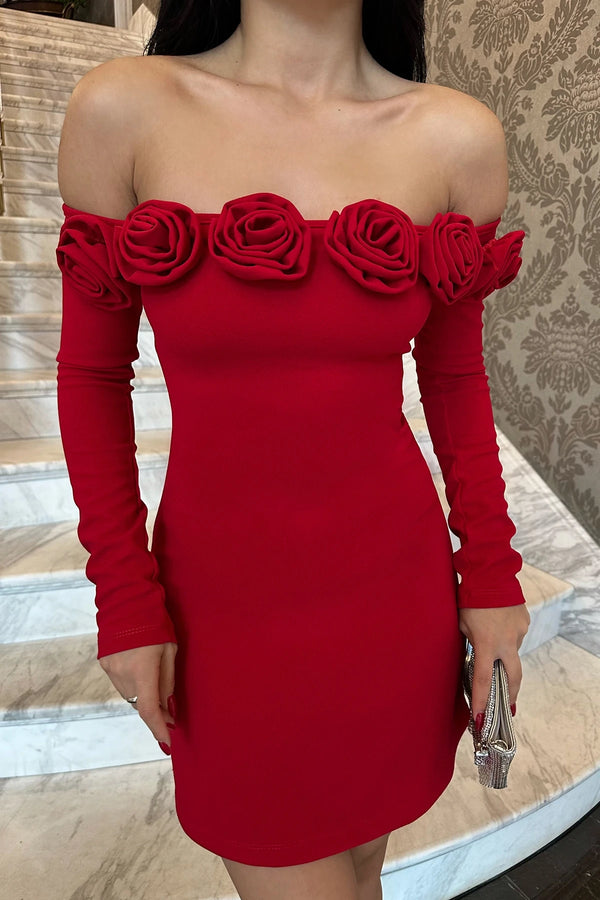 Red Rosalia Dress