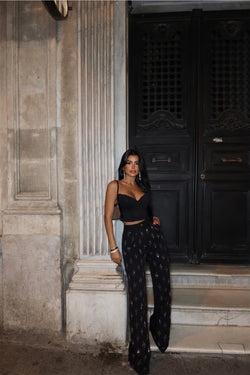 Black Stella Trousers